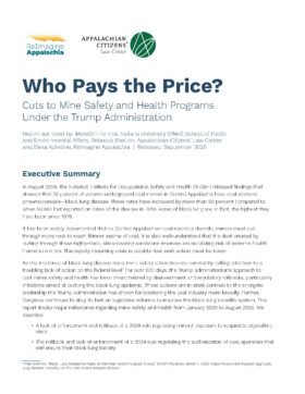 Cover Who Pays the Price